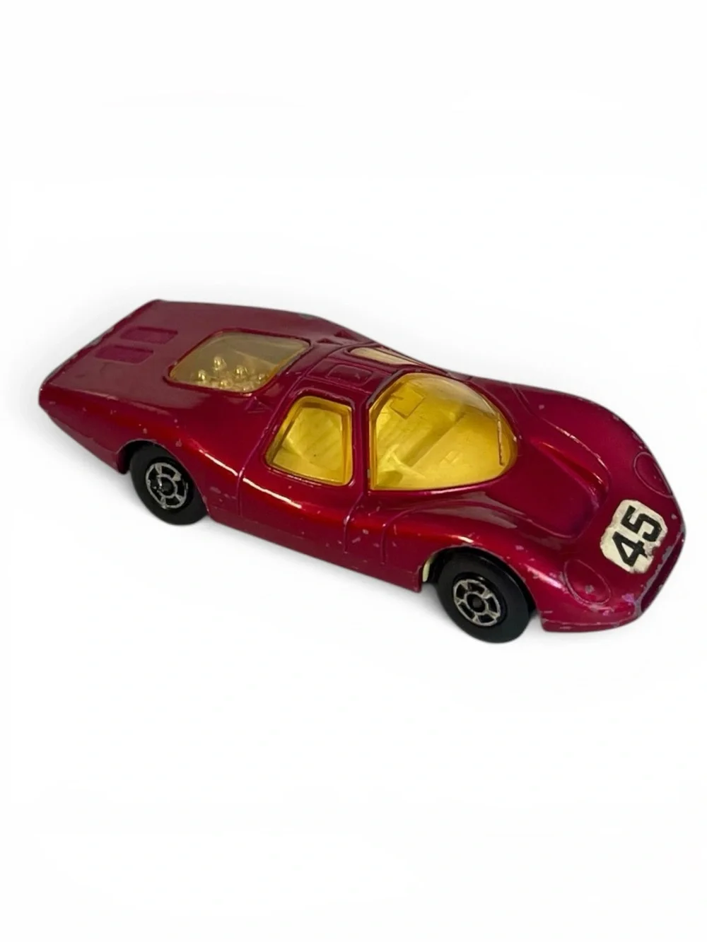 Vintage Matchbox Lesney No.45 Ford Group 6 Rare Red Diecast Race Car
